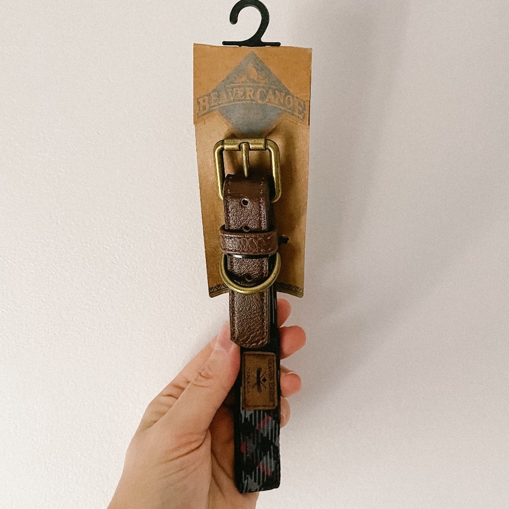 Beaver Canoe // NWT Dog Collar X-Small / Small